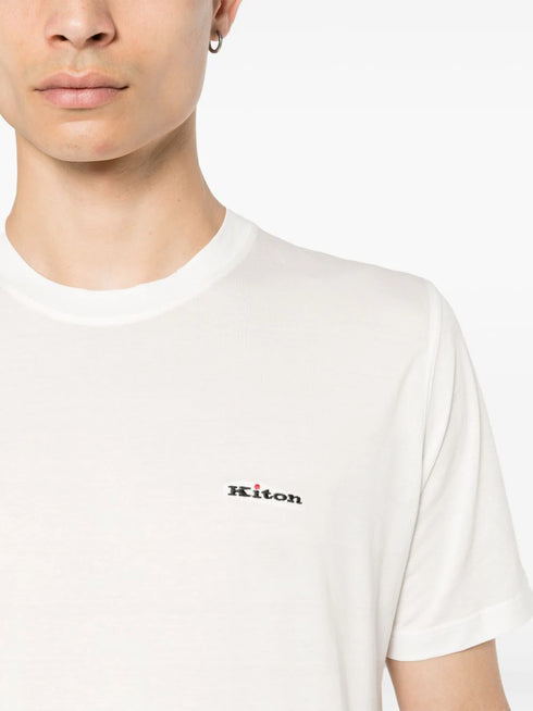 embroidered-logo cotton T-shirt